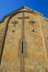 Facade of the Church of the Mother of God, Ananuri Castle, Georgia