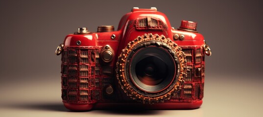 Obraz premium 3D image of the heart without background location on the left side, space for text