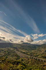 Molise, Italy. Spectacular autumn landscape