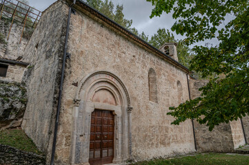 Rocchetta in Volturno, Molise. Sanctuary of Santa Maria delle Grotte