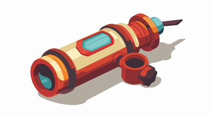 Compressed air horn accessory icon cartoon vector