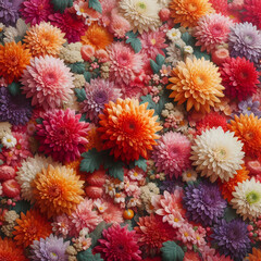 Naklejka na ściany i meble a floral background, generative ai
