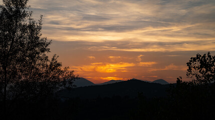 Spectacular photographs of sunsets in Molise, Italy
