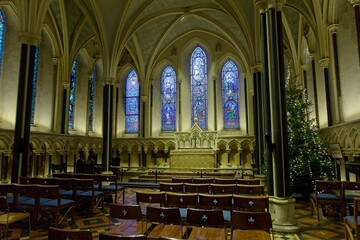 Interior of Saint Patrick's Cathedral Dublin, Ireland
