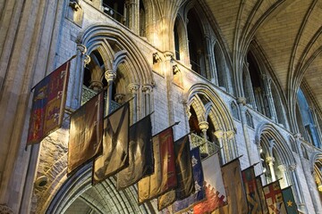 Interior of Saint Patrick's Cathedral Dublin, Ireland