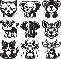 set of animals