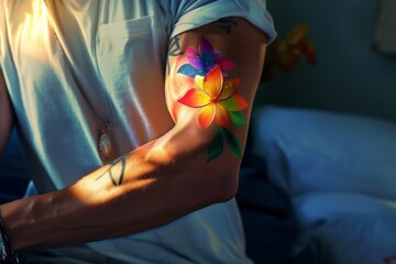 LGBTQ Pride mint. Rainbow curated colorful understructure diversity Flag. Gradient motley colored pupil LGBT rights parade festival compassion diverse gender illustration