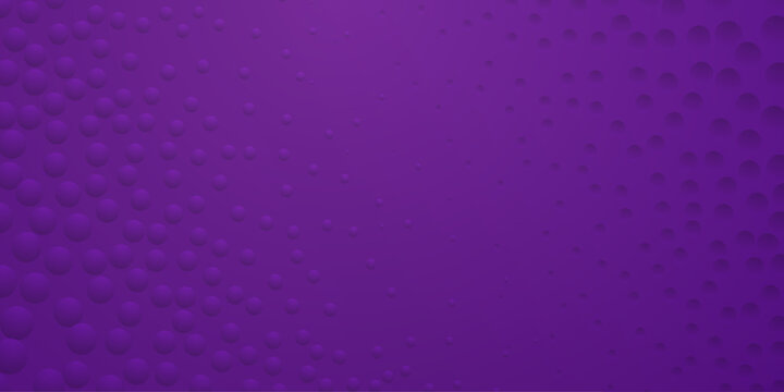 Abstract background in purple colors with many convex and concave small circles