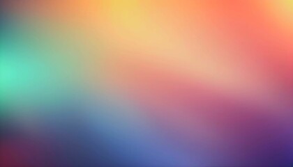 4K Beautiful color gradient background with noise. Abstract pastel holographic blurred grainy gradient banner background texture Colorful digital grain soft noise effect Nostalgia, generative ai - obrazy, fototapety, plakaty