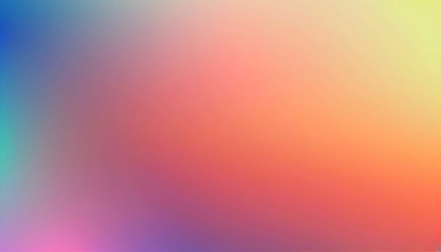 4K Beautiful color gradient background with noise. Abstract pastel holographic blurred grainy gradient banner background texture Colorful digital grain soft noise effect Nostalgia, generative ai