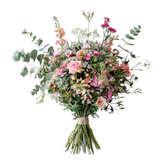 A colorful bouquet of wildflowers, ideal for summer events, vibrant decor, and joyful celebrations.