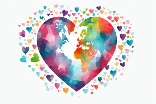 LGBTQ Pride future. Rainbow bespoke colorful furrow diversity Flag. Gradient motley colored red orange LGBT rights parade festival tranquility diverse gender illustration