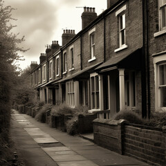 houses building in the city