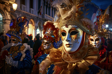 Venetian Masquerade Parade, Dazzling Night of Carnival