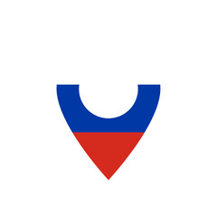 Russian flag location icon