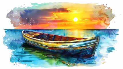 Fototapeta premium a postcard for a beach holiday, an advertising brochure of a seaside resort, summer, sun, sea, ocean