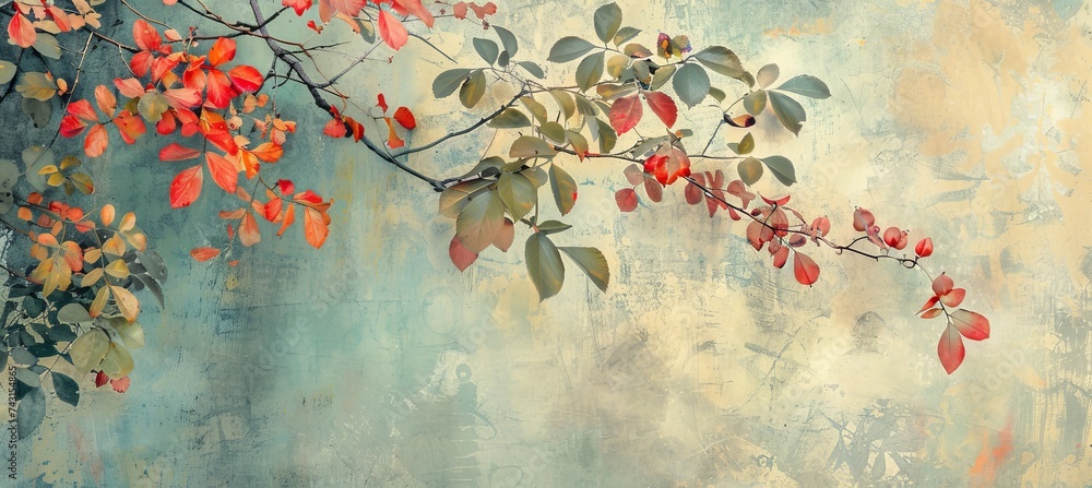Poster soft dawn colors abstract spring background with mist and dew hints, light and airy compositions.