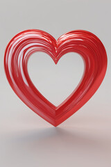 Heart shape symbol of love
