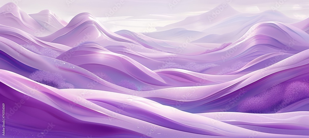 Poster dreamy abstract spring background lavender and cream gradients with wispy clouds