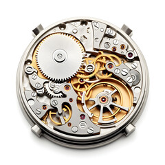 clockwork, mechanism of a clock, working clock mechanism, technology, mechanism of a clock with gears and saphires