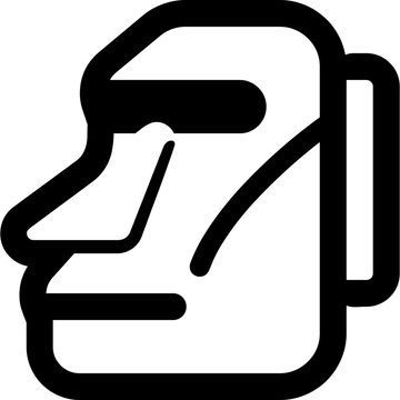 modern moai vector icon, simple moai vector icon, moai vector icon, moai icon, minimalist moai vector icon
