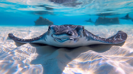 Cayman islands underwater, stingray