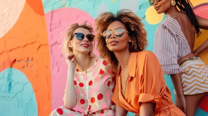 Obraz premium Happy young people having fun