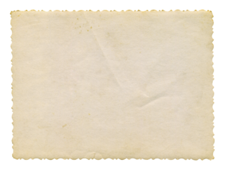 Retro vignette photo paper texture isolate. Old antique sheet paper texture. Announcement board. Recycle vintage paper background. Aged and yellowed wallpaper.