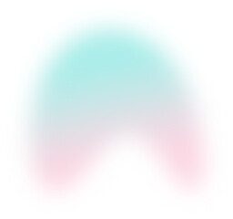 Fototapeta premium Abstract gradient transparent blur. Pink and Turquoise Gradient blob shape design element
