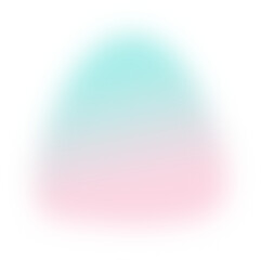 Abstract gradient transparent blur. Pink and Turquoise Gradient blob shape design element