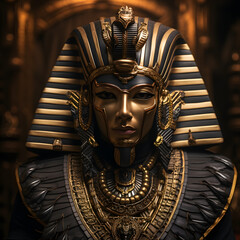 Pharaoh, ancient egyptian pharaoh, pharaoh grave, egypt culture - obrazy, fototapety, plakaty