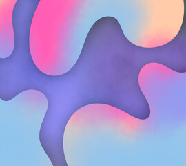 purple futuristic background without people. purple multicolor gradient and waves