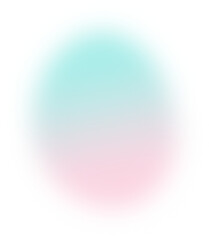 Abstract gradient transparent blur. Pink and Turquoise Gradient blob shape design element