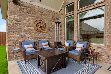 a back patio 