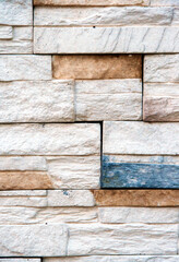 Stone Wall Design, Modern and Old Textured Backgrounds, Urban Construction Material