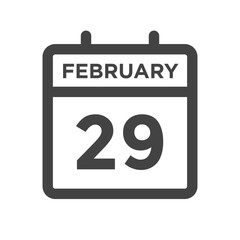 February 29 Calendar Day or Calender Date for Deadlines or Appointment