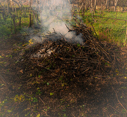 Stubble burning