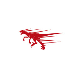 Obraz na płótnie Canvas Dinosaur logo vector for your logo