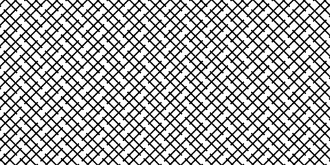 Seamless interlocking line pattern. Vector seamless pattern. Bold line. A seamless vector background. Black and white texture.