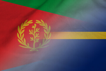 Eritrea and Nauru government flag transborder negotiation NRU ERI