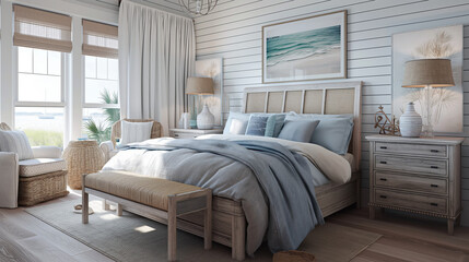 Seaside Serenity: Embracing the Ocean's Calm in Your Bedroom