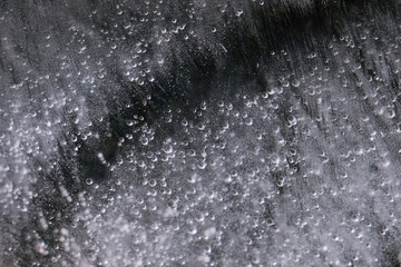 Macro texture of frozen ice block