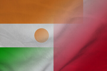 Niger and Malta national flag transborder negotiation MLT NER