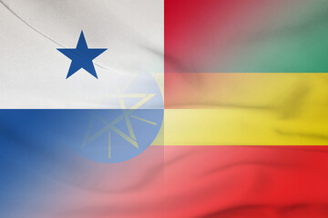 Panama and Ethiopia official flag international relations ETH PAN