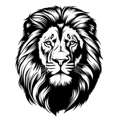 lion head vector