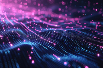 Adobe Stock Name: Innovative Abstract Futuristic Digital Data Background: Ideal for Technology and Cybersecurity Projects. Generated AI