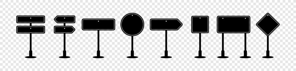 prohibition signs and road directions