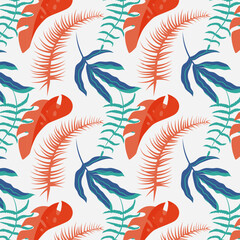 stampa flora remix tropical