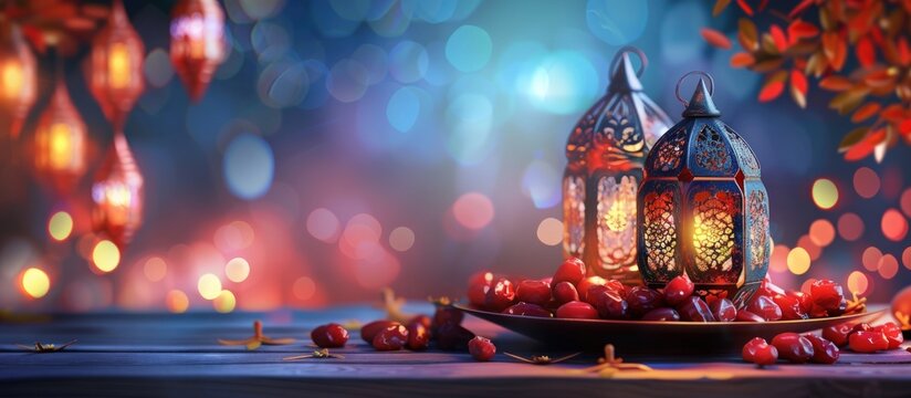 sweet dates on ramadhan kareem