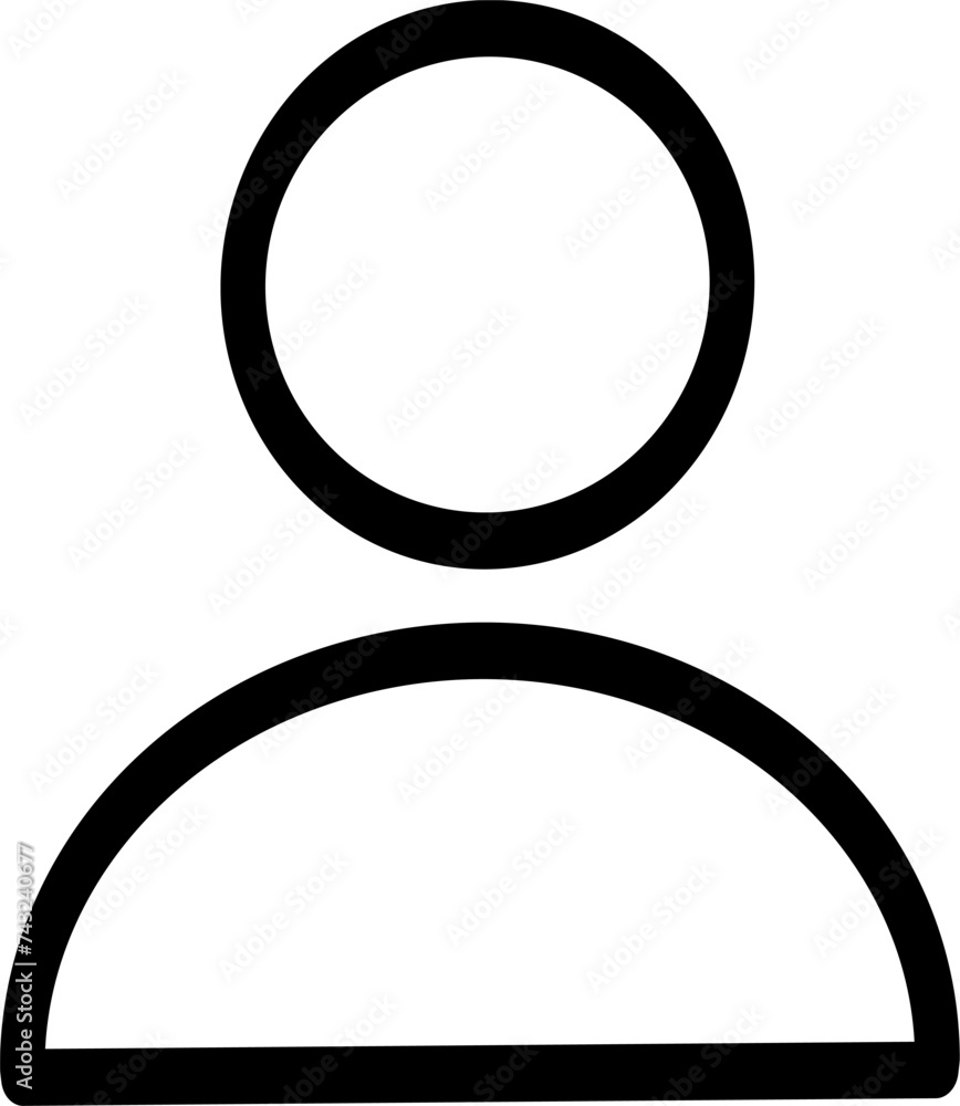 Poster profile icon vector, user icon. replaceable vector design.